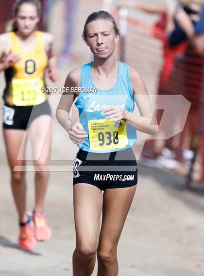 Thumbnail 1 in CIF State Cross Country Championships (Girls D4 Race) photogallery.