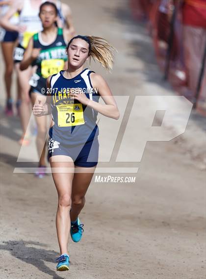 Thumbnail 2 in CIF State Cross Country Championships (Girls D4 Race) photogallery.