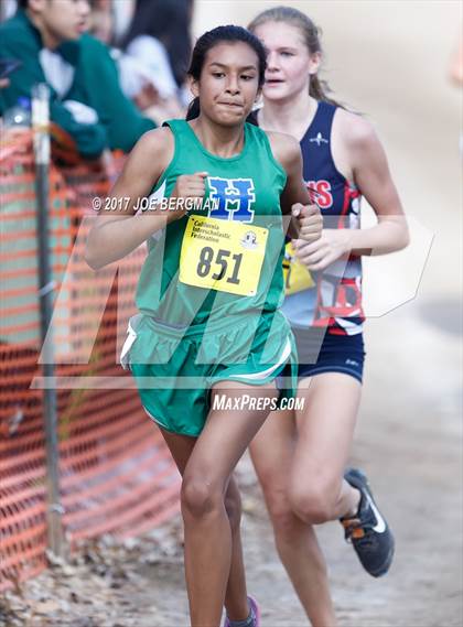 Thumbnail 2 in CIF State Cross Country Championships (Girls D4 Race) photogallery.