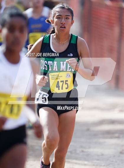 Thumbnail 2 in CIF State Cross Country Championships (Girls D4 Race) photogallery.