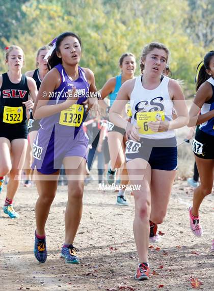 Thumbnail 1 in CIF State Cross Country Championships (Girls D4 Race) photogallery.