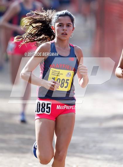 Thumbnail 1 in CIF State Cross Country Championships (Girls D4 Race) photogallery.