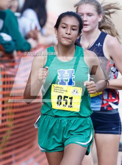 Thumbnail 1 in CIF State Cross Country Championships (Girls D4 Race) photogallery.