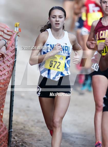 Thumbnail 1 in CIF State Cross Country Championships (Girls D4 Race) photogallery.