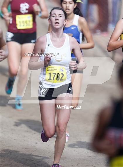 Thumbnail 2 in CIF State Cross Country Championships (Girls D4 Race) photogallery.