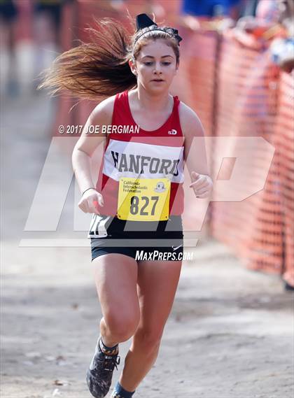 Thumbnail 3 in CIF State Cross Country Championships (Girls D4 Race) photogallery.