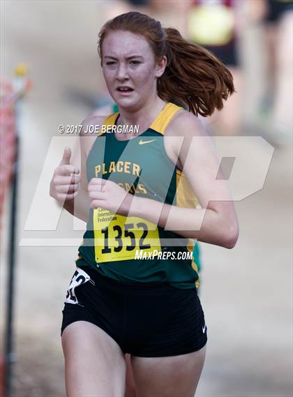 Thumbnail 1 in CIF State Cross Country Championships (Girls D4 Race) photogallery.