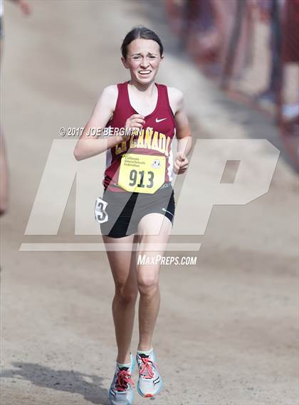 Thumbnail 2 in CIF State Cross Country Championships (Girls D4 Race) photogallery.