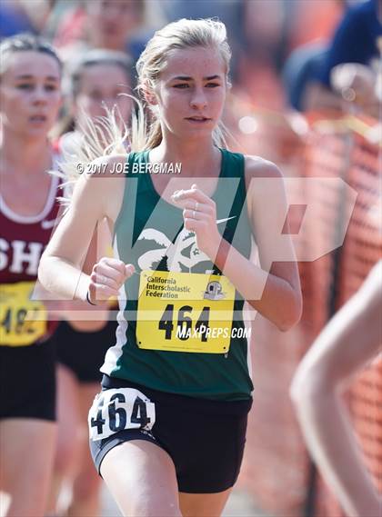 Thumbnail 1 in CIF State Cross Country Championships (Girls D4 Race) photogallery.