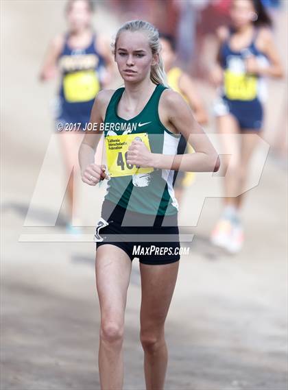 Thumbnail 2 in CIF State Cross Country Championships (Girls D4 Race) photogallery.