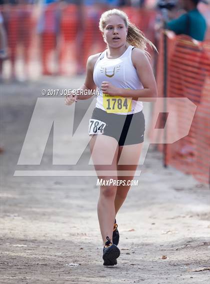 Thumbnail 3 in CIF State Cross Country Championships (Girls D4 Race) photogallery.
