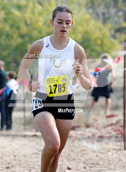 Thumbnail 2 in CIF State Cross Country Championships (Girls D4 Race) photogallery.