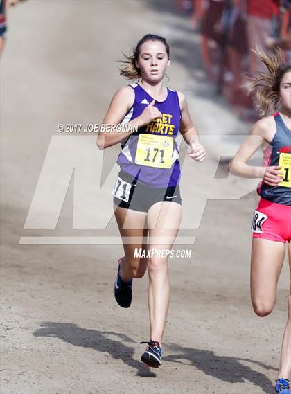 Thumbnail 2 in CIF State Cross Country Championships (Girls D4 Race) photogallery.