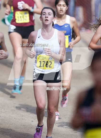 Thumbnail 3 in CIF State Cross Country Championships (Girls D4 Race) photogallery.