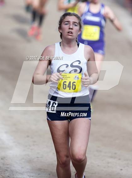 Thumbnail 2 in CIF State Cross Country Championships (Girls D4 Race) photogallery.