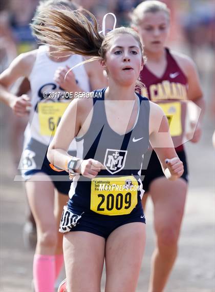 Thumbnail 3 in CIF State Cross Country Championships (Girls D4 Race) photogallery.