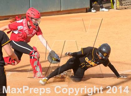Thumbnail 2 in Capistrano Valley vs Woodbridge (Woodbridge Tournament) photogallery.