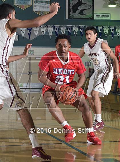 Thumbnail 1 in Saint Mary's (Albany, CA) vs. Whitney (Adidas Challenge) photogallery.