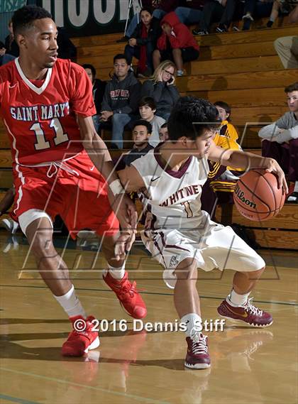 Thumbnail 3 in Saint Mary's (Albany, CA) vs. Whitney (Adidas Challenge) photogallery.