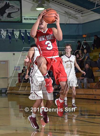 Thumbnail 2 in Saint Mary's (Albany, CA) vs. Whitney (Adidas Challenge) photogallery.
