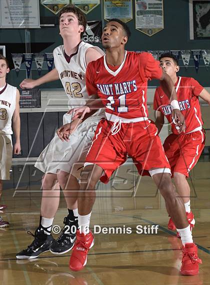 Thumbnail 3 in Saint Mary's (Albany, CA) vs. Whitney (Adidas Challenge) photogallery.