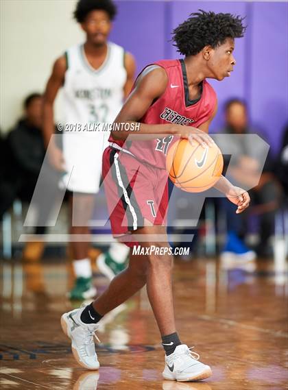 Thumbnail 1 in Kinston vs. Trinity Christian (John Wall Holiday Invitational) photogallery.