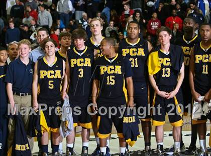 Thumbnail 2 in Prestonwood Christian vs. Oak Hill Academy (Spalding Hoophall Classic) photogallery.