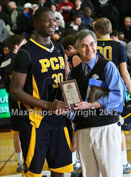 Thumbnail 2 in Prestonwood Christian vs. Oak Hill Academy (Spalding Hoophall Classic) photogallery.