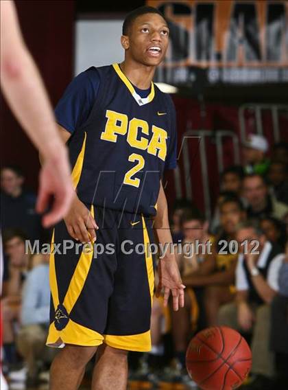 Thumbnail 2 in Prestonwood Christian vs. Oak Hill Academy (Spalding Hoophall Classic) photogallery.