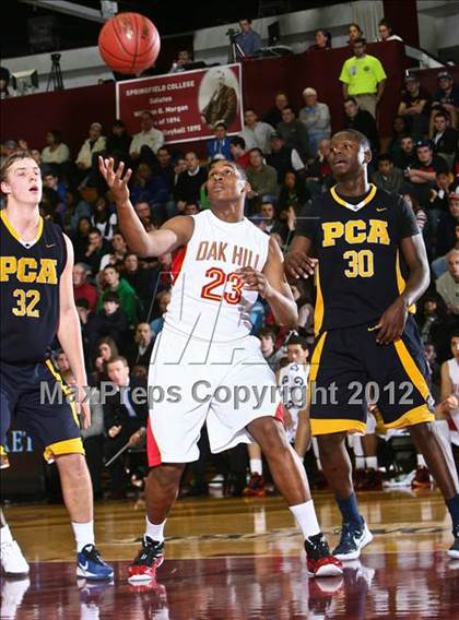 Thumbnail 3 in Prestonwood Christian vs. Oak Hill Academy (Spalding Hoophall Classic) photogallery.