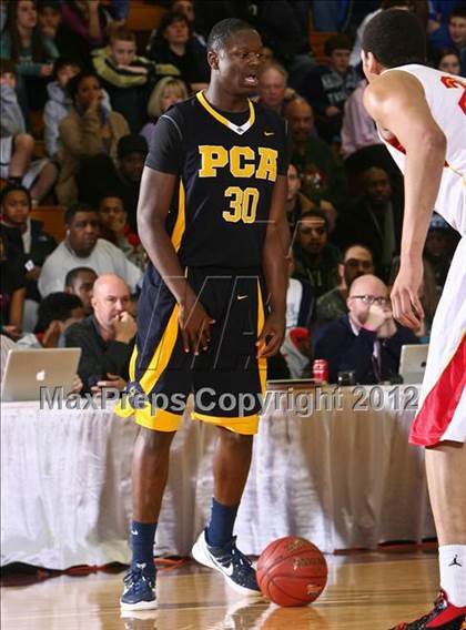 Thumbnail 2 in Prestonwood Christian vs. Oak Hill Academy (Spalding Hoophall Classic) photogallery.