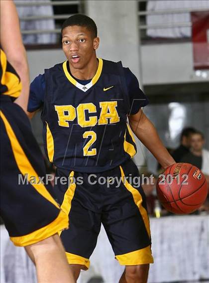 Thumbnail 1 in Prestonwood Christian vs. Oak Hill Academy (Spalding Hoophall Classic) photogallery.
