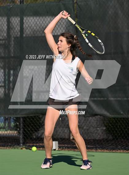 Thumbnail 3 in NCHSAA 3A Dual Team Tennis Championship photogallery.