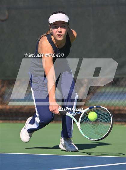 Thumbnail 3 in NCHSAA 3A Dual Team Tennis Championship photogallery.