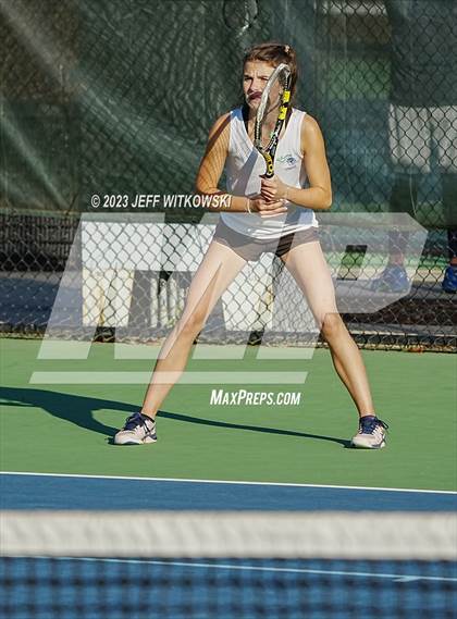 Thumbnail 3 in NCHSAA 3A Dual Team Tennis Championship photogallery.