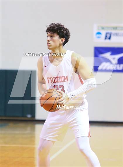 Thumbnail 3 in Freedom Christian Academy vs. Pender (Hoops and Dreams Showcase) photogallery.
