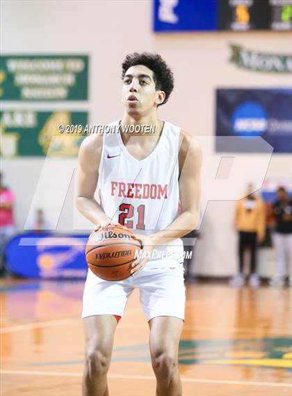 Thumbnail 1 in Freedom Christian Academy vs. Pender (Hoops and Dreams Showcase) photogallery.