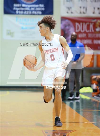 Thumbnail 2 in Freedom Christian Academy vs. Pender (Hoops and Dreams Showcase) photogallery.