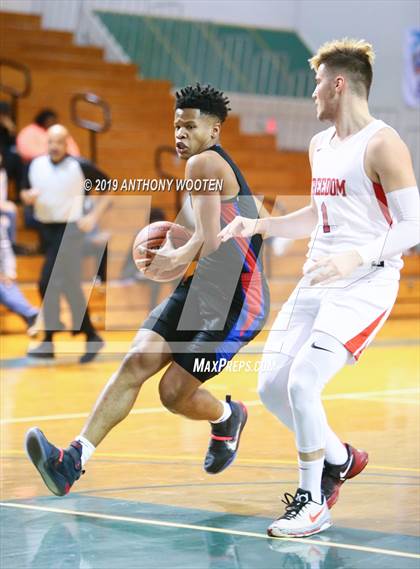 Thumbnail 2 in Freedom Christian Academy vs. Pender (Hoops and Dreams Showcase) photogallery.