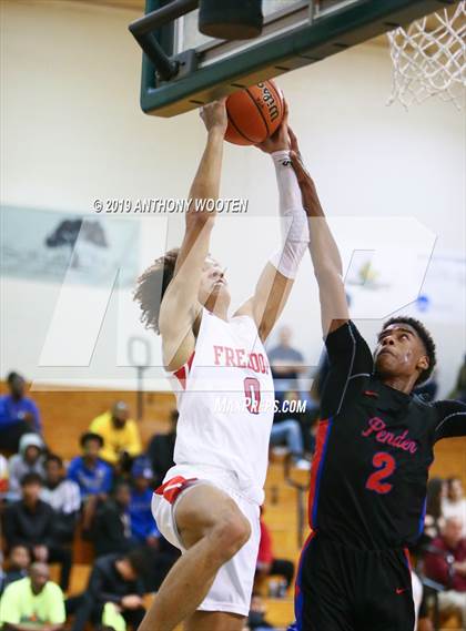 Thumbnail 1 in Freedom Christian Academy vs. Pender (Hoops and Dreams Showcase) photogallery.