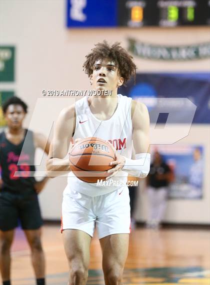 Thumbnail 2 in Freedom Christian Academy vs. Pender (Hoops and Dreams Showcase) photogallery.
