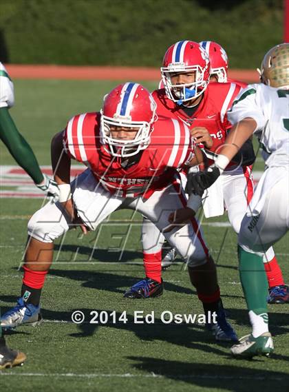 Thumbnail 3 in Moreau Catholic @ Saint Mary's (CIF NCS D4 Quarterfinal) photogallery.