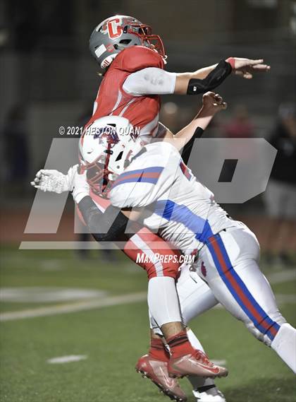 Thumbnail 2 in Faith Baptist @ California School for the Deaf-Riverside (CIF-SS D2 8-Man Final) photogallery.