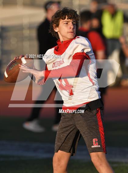 Thumbnail 2 in Faith Baptist @ California School for the Deaf-Riverside (CIF-SS D2 8-Man Final) photogallery.