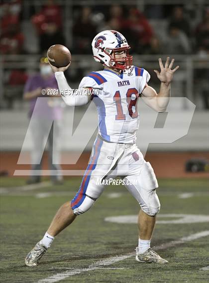 Thumbnail 2 in Faith Baptist @ California School for the Deaf-Riverside (CIF-SS D2 8-Man Final) photogallery.