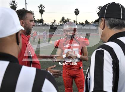 Thumbnail 1 in Faith Baptist @ California School for the Deaf-Riverside (CIF-SS D2 8-Man Final) photogallery.