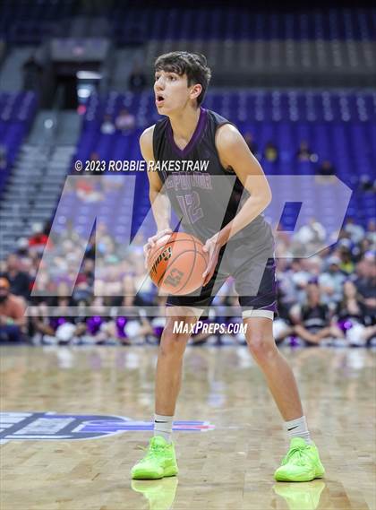 Thumbnail 3 in Flatonia vs. LaPoynor (UIL 2A Basketball State Semifinal) photogallery.