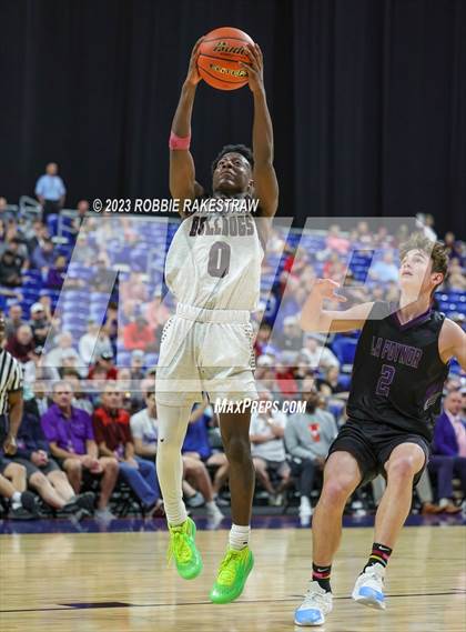 Thumbnail 2 in Flatonia vs. LaPoynor (UIL 2A Basketball State Semifinal) photogallery.