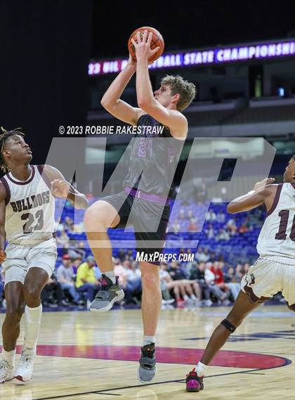 Thumbnail 1 in Flatonia vs. LaPoynor (UIL 2A Basketball State Semifinal) photogallery.