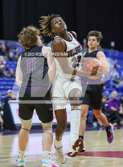 Thumbnail 2 in Flatonia vs. LaPoynor (UIL 2A Basketball State Semifinal) photogallery.